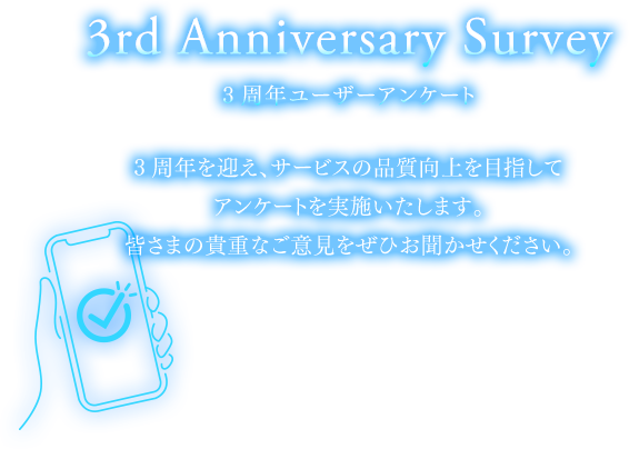 3rd Anniversary Survey